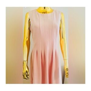 Shelby & Palmer Blush Pink Midi Dress, Work, Office, Business Casual, Size 12